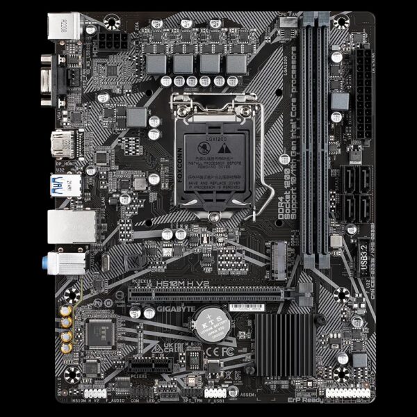 Gigabyte H510M H V2 Motherboard - Image 4