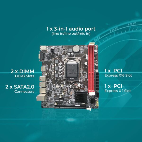 Foxin FMB-H61 PRIME Motherboard - Image 4